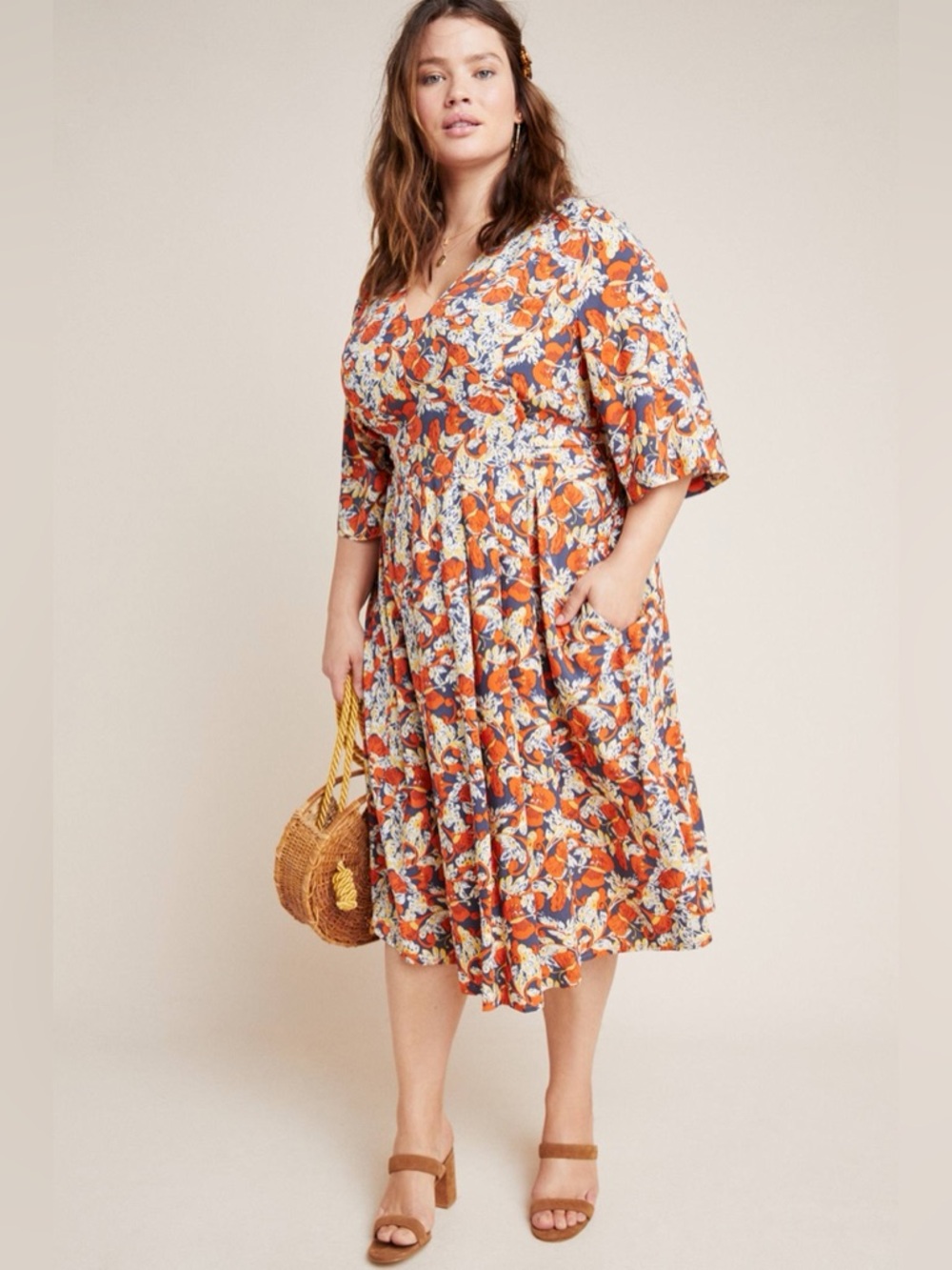 EUC Anthropologie Porridge Les Papillons Mini Dress // Size XL